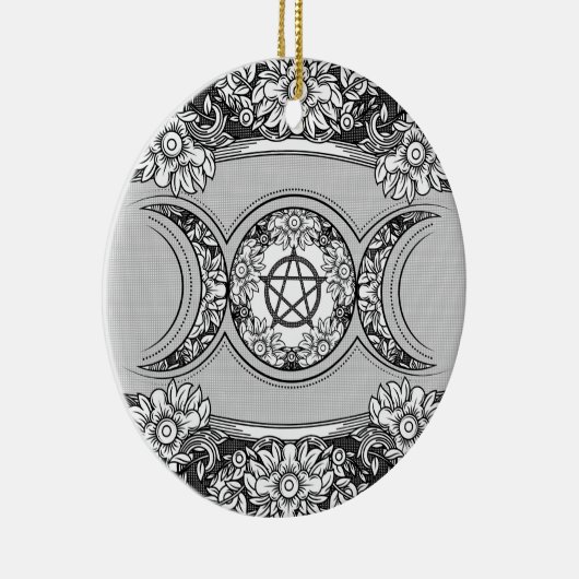 Triple Moon - Triple Goddess Ornament (Rechts)