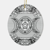 Triple Moon - Triple Goddess Ornament (Links)