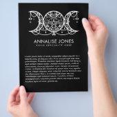 Triple Moon - Triple Goddess Ornament Flyer (Hand)