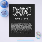 Triple Moon - Triple Goddess Ornament Flyer (Enkel)