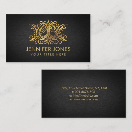 Triple Moon - Triple Goddess Ornament Visitekaartje (Voorkant / Achterkant)