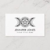 Triple Moon - Triple Goddess Ornament Visitekaartje (Voorkant)