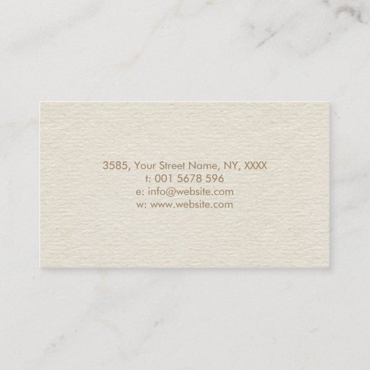 Triple Moon - Triple Goddess Ornament Visitekaartje (Achterkant)