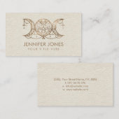 Triple Moon - Triple Goddess Ornament Visitekaartje (Voorkant / Achterkant)