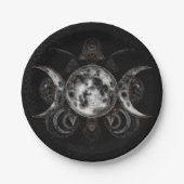 Triple Moon - Triple Goddess Papieren Bordje (Voorkant)