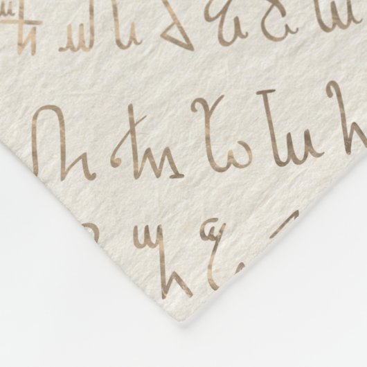 Triple Moon - Triple Goddess Pastel Gold Fleece Deken (Hoek)