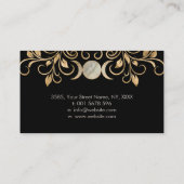 Triple Moon - Triple Goddess Pearl en Gold Visitekaartje (Achterkant)