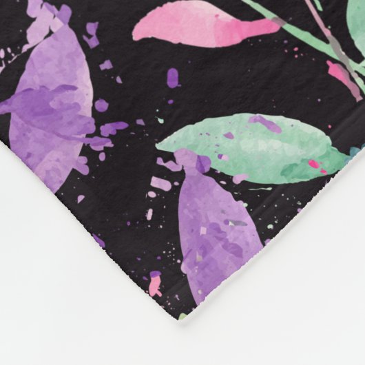 Triple Moon - Triple Goddess - Waterverf Fleece Deken (Hoek)