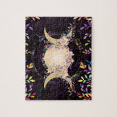 Triple Moon - Triple Goddess - Waterverf Legpuzzel (Verticaal)