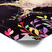 Triple Moon - Triple Goddess - Waterverf Poster (Hoek)