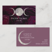 Triple Moon visitekaartje (Voorkant / Achterkant)