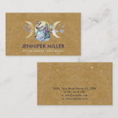 Triple Moon - Waterverf Crystals Visitekaartje (Voorkant / Achterkant)