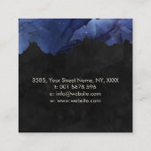 Triple Moon - Waterverf Visitekaartje (Achterkant)