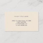 Triple Moon - Waterverf Visitekaartje (Achterkant)