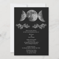 Triple Moon Wedding Uitnodiging