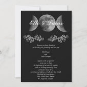 Triple Moon Wedding Uitnodiging (Voorkant)