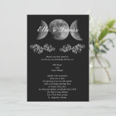 Triple Moon Wedding Uitnodiging (Staand voorkant)