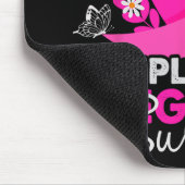 Triple-negatieve overlevende borstkanker bewustzij muismat (Hoek)