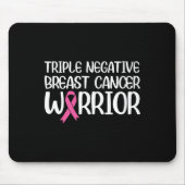 Triple Negative Breast Cancer Awareness Warrior Pi Muismat (Voorkant)