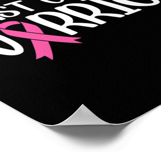 Triple Negative Breast Cancer Awareness Warrior Pi Poster (Hoek)
