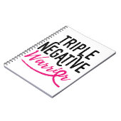 Triple Negative Survivor Breast Cancer Awareness Notitieboek (Linkerzijde)
