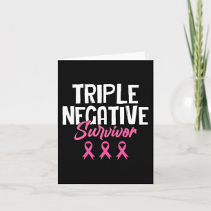 Triple Negative Survivor Breast Cancer Awareness P Kaart
