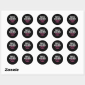 Triple Negative Survivor Breast Cancer Awareness P Ronde Sticker (Vel)