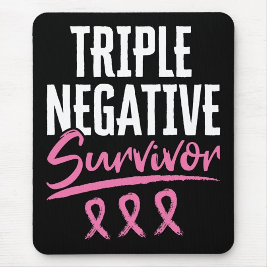 Triple Negative Survivor Breast Cancer TNBC Muismat (Voorkant)