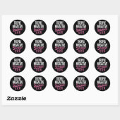 Triple Negative Survivor Breast Cancer TNBC Ronde Sticker (Vel)