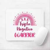 Triple Negative Warrior Breast Cancer Rainbow Muismat (Met muis)