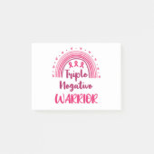 Triple Negative Warrior Breast Cancer Rainbow Post-it® Notes (Voorkant)