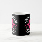 Triple Negative Warrior Pink Heart Borstkanker A Koffiemok (Center)