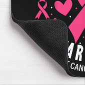Triple Negative Warrior Pink Heart Borstkanker A Muismat (Hoek)