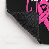 Triple Negative Warrior Pink Ribbon Breast Cancer Muismat (Hoek)