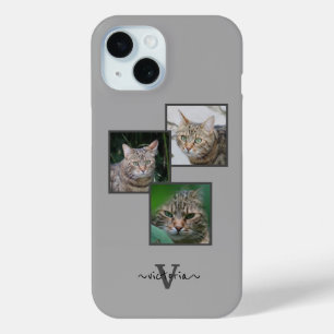  Triple Pet Portrait Telefoonhoes iPhone 15 Case