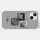 Triple Pet Portrait Telefoonhoes Case-Mate iPhone Case (Achterkant (horizontaal))
