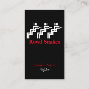 Triple Royal Snakes Visitekaartje