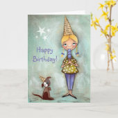 Triple Scoop - Birthday Kaart (Gele Bloem)