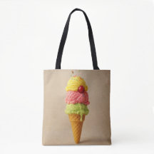 Triple Scoop Delight – Ice Cream All-Over Canvas t