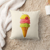 Triple Scoop Delight – Sierkussen voor ijsjes (Deken)
