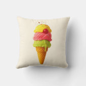 Triple Scoop Delight – Sierkussen voor ijsjes (Achterkant)