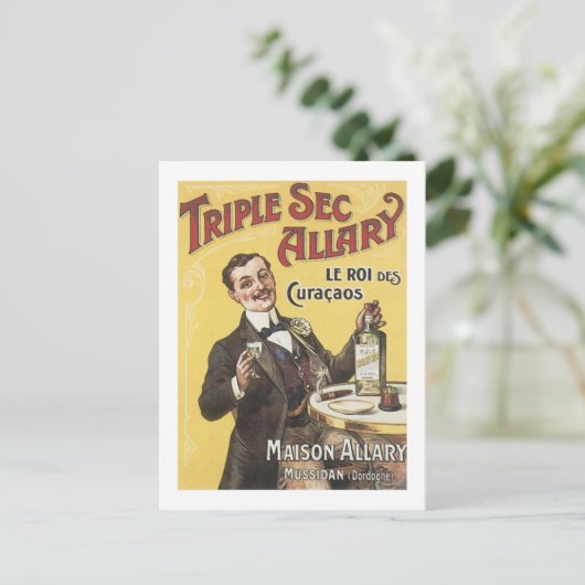 Triple Sec Allary Briefkaart (Staand voorkant)