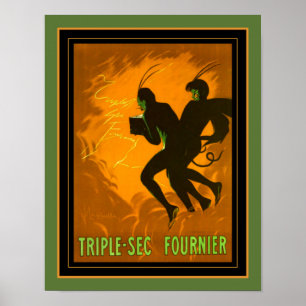 Triple-Sec Fournier uit 1930 Poster