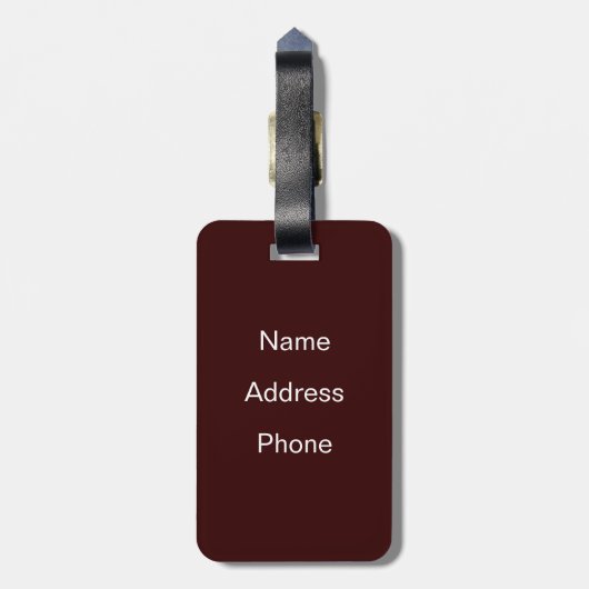 Triple Self-Portrait Bagagelabel (Achterkant verticaal)