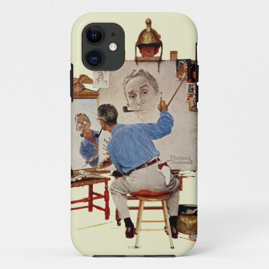 Triple Self-Portrait Case-Mate iPhone Case (Achterkant)
