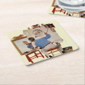 Triple Self-Portrait Kartonnen Onderzetters (Schuin)