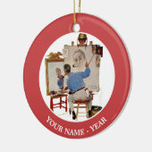 Triple Self-Portrait Keramisch Ornament (Links)