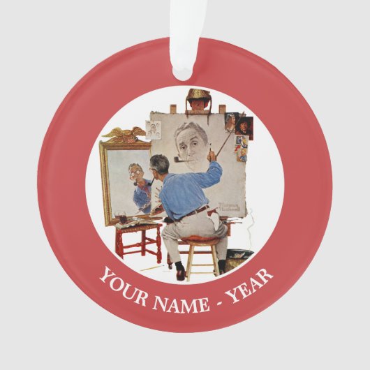 Triple Self-Portrait Ornament (voorkant)