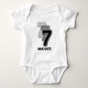 Triple Seven Grafisch – Minimalistische Moderne Ku Romper