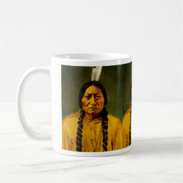 Triple Sitting Bull Native American Indian Chief Koffiemok